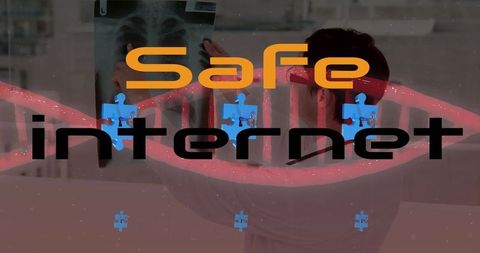 Cybersecurity and medical technology integration concept