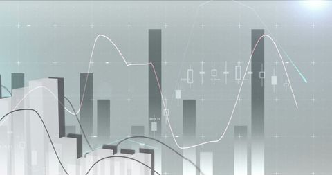 Abstract Financial Data Chart Background with Graphs - Download Free Stock Images Pikwizard.com