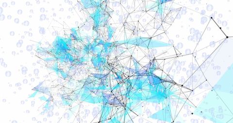 Abstract Network with Digital Connections and Bubbles - Download Free Stock Images Pikwizard.com