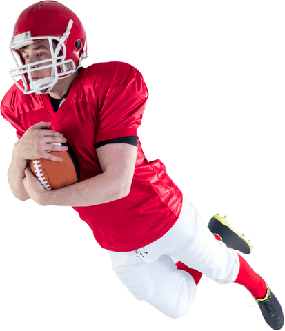 transparent american football player scoring touchdown action - Download Free Stock Videos Pikwizard.com