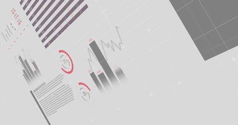 Digital Financial Data Interface with Graphs and Charts - Download Free Stock Images Pikwizard.com