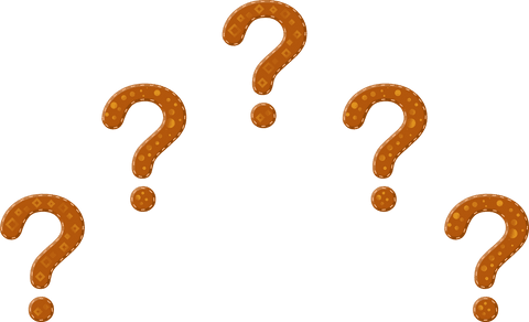 transparent translucent orange textured pretzel question marks - Download Free Stock Videos Pikwizard.com