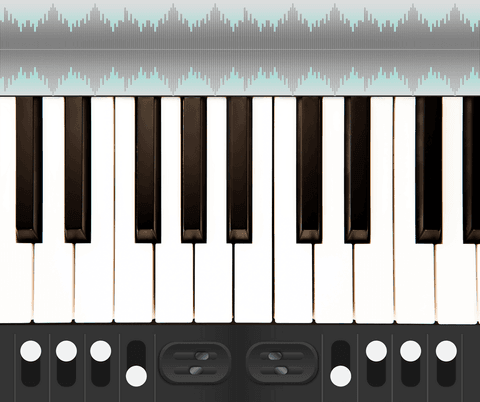 digital synthesizer keyboard on transparent background - Download Free Stock Videos Pikwizard.com