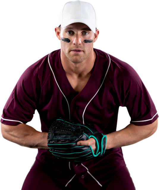 Baseball Player in Ready Stance Transparent Background - Download Free Stock Videos Pikwizard.com