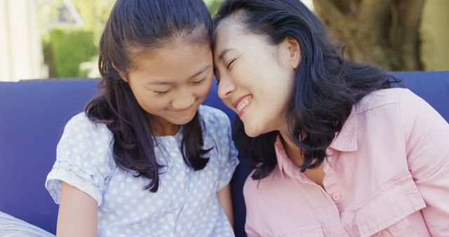 Mother and Daughter Bonding Moment Together Outdoors - Download Free Stock Images Pikwizard.com