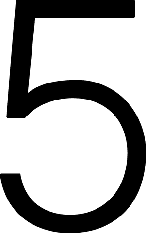 Transparent Black Number Five Symbol Vector Illustration - Download Free Stock Videos Pikwizard.com