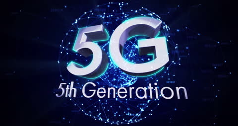 5G Technology Concept with Digital Network Connections