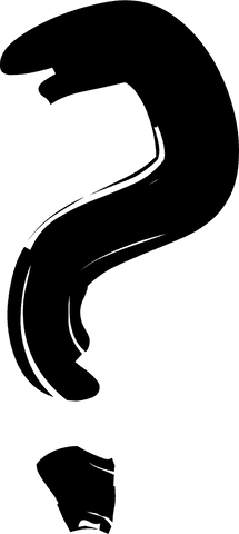 black question mark on transparent background svg icon - Download Free Stock Videos Pikwizard.com