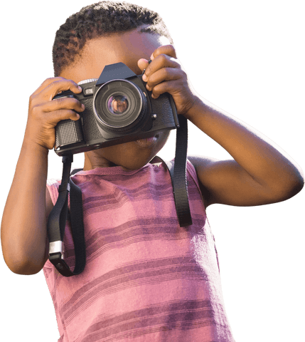 Transparent Background Boy Taking Photo Holding Camera - Download Free Stock Videos Pikwizard.com