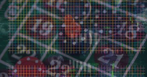 Innovative data visualization in roulette gaming scene with analytics