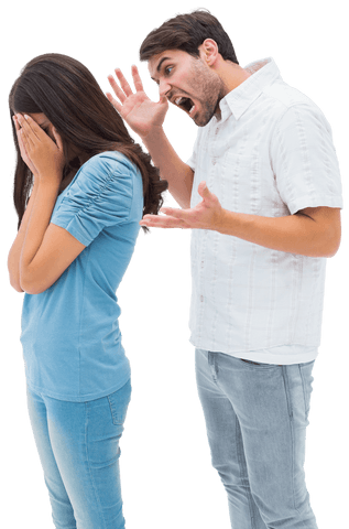 Transparent Scene Spouse Argument Highlighting Anger Issues - Download Free Stock Videos Pikwizard.com