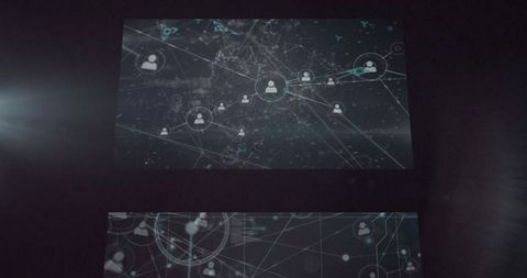 Global Network Connections in Futuristic Digital Interface - Download Free Stock Images Pikwizard.com