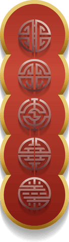 transparent red banner with five harmony silver coins - Download Free Stock Videos Pikwizard.com