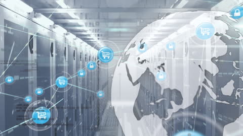 Digital Global Network Sphere in Modern Data Center
