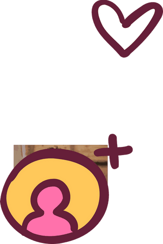 transparent love icon and add user on digital interface - Download Free Stock Videos Pikwizard.com