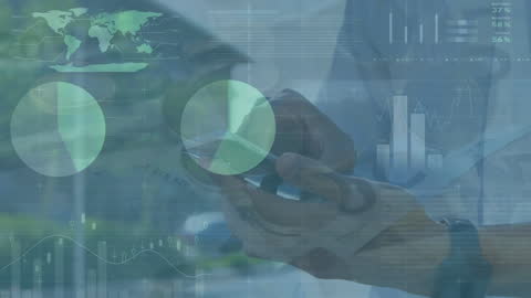 Financial Data Visualization with Smartphone Interaction