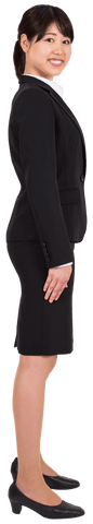 asian businesswoman smiling in formal attire on transparent background - Download Free Stock Videos Pikwizard.com