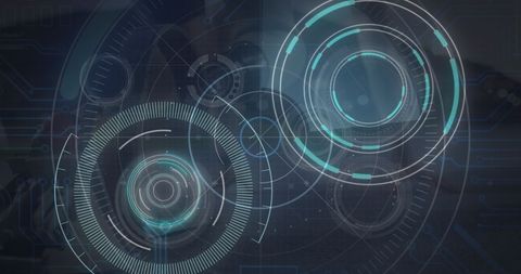 Futuristic Digital Interfaces with Data Analysis Concept - Download Free Stock Images Pikwizard.com