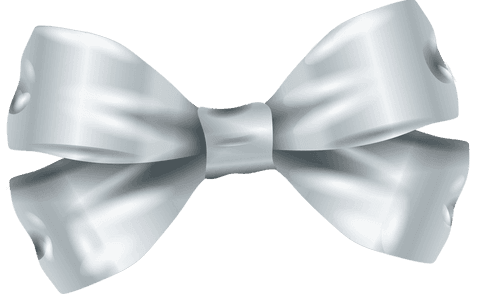 Elegant Metallic Silver Ribbon Bow on Transparent Background - Download Free Stock Videos Pikwizard.com
