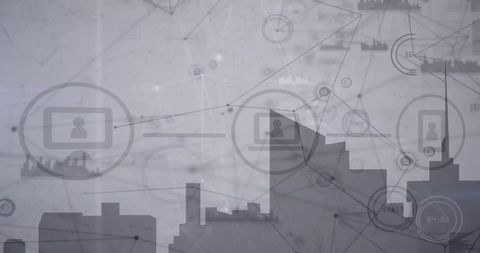 Digital Data Network Over Urban Cityscape for Global Connectivity