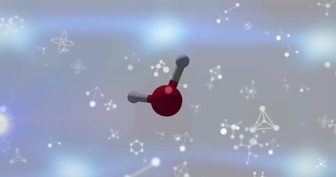 abstract molecule structure on digital interface background - Download Free Stock Images Pikwizard.com