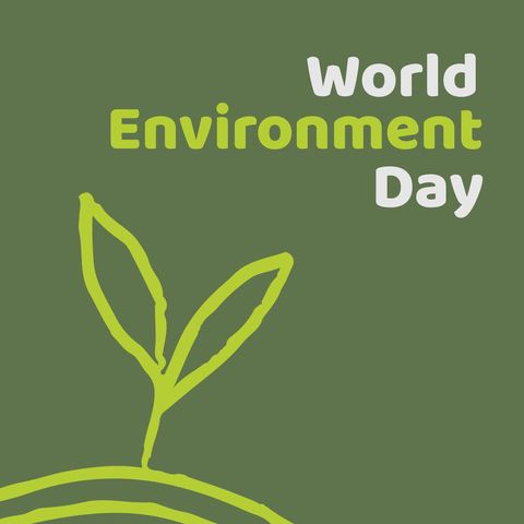 world environment day celebration with green nature illustration - Download Free Stock Templates Pikwizard.com