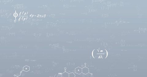Abstract Mathematical Equations on Grey Background - Download Free Stock Images Pikwizard.com