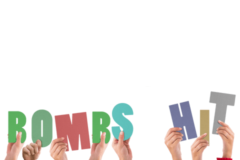 hands holding colorful letters transmitting bombs hit message - Download Free Stock Videos Pikwizard.com