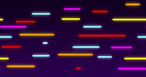 Glowing Neon Lines on Dark Background Creating Dynamic Light Effect