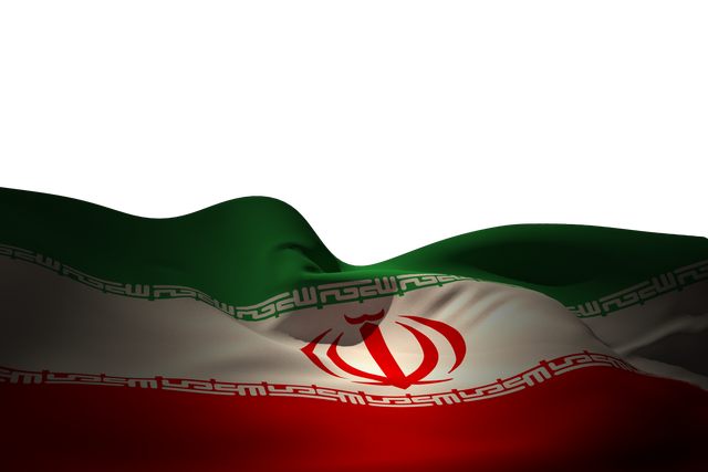 Iranian Flag Waving Against Transparent Background Vector - Download Free Stock Videos Pikwizard.com