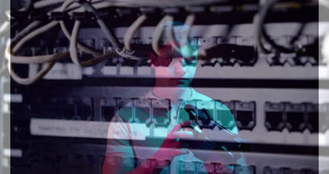 Augmented Reality and Networking Connection Concept