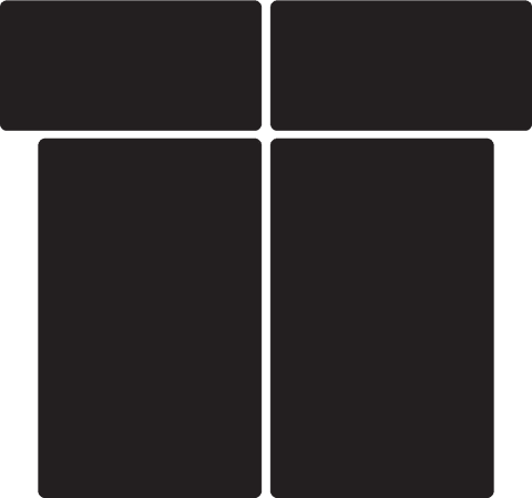 Stylish transparent gift box illustration for festivities