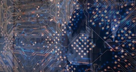 Technology and Collaboration: Business Team in a Digital Setting