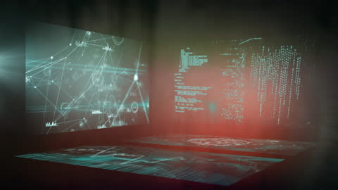 Futuristic Digital Data Processing on Multiple Screens