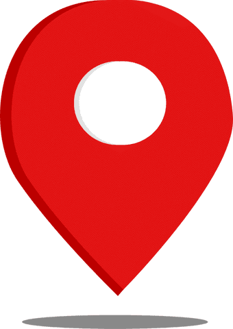 Transparent Red Location Pin Icon with Shadow - Download Free Stock Videos Pikwizard.com