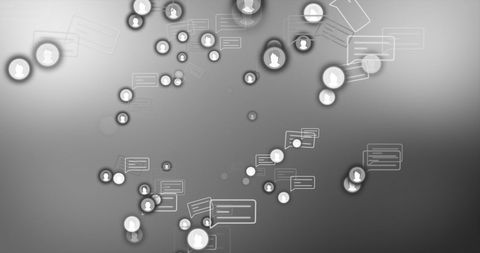 Digital Speech Bubbles: Engaging Social Media Connections - Download Free Stock Images Pikwizard.com