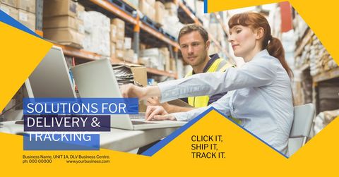 warehouse management: professionals overseeing delivery systems - Download Free Stock Templates Pikwizard.com