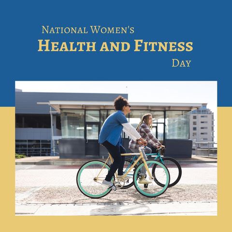 Women Exercising on Bicycles Promoting Health and Fitness Awareness - Download Free Stock Templates Pikwizard.com