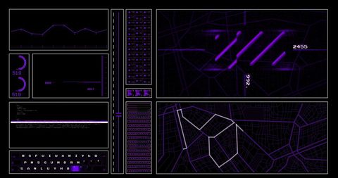 Futuristic Digital Interface and Data Analysis Display - Download Free Stock Images Pikwizard.com