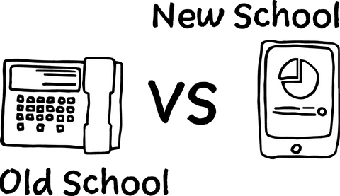 old school vs new school telephones transparent illustration - Download Free Stock Videos Pikwizard.com