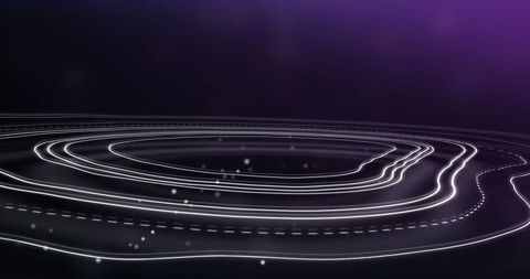 Futuristic Glowing Lines with Abstract Violet Glow - Download Free Stock Images Pikwizard.com