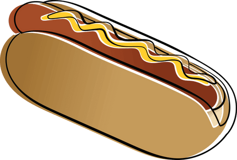 tasty hot dog icon featuring sausage and mustard on transparent - Download Free Stock Videos Pikwizard.com