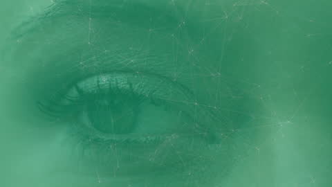 Digital Eye Network Connections Concept