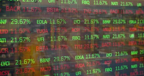 Dynamic stock ticker board with live market data