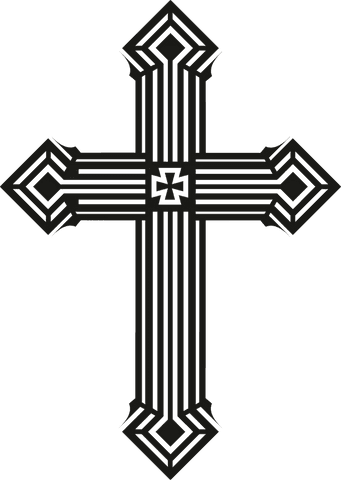geometric black line cross on transparent background - Download Free Stock Videos Pikwizard.com