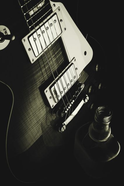 Art black white e guitar electric guitar - Download Free Stock Photos Pikwizard.com