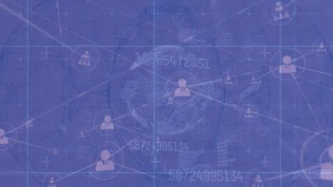 Digital Connections and Network Matrix Over Globe