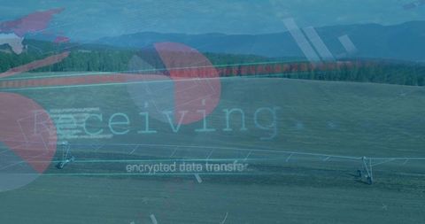 Modern agriculture with digital monitoring in farmland