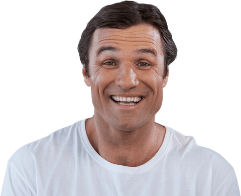 Transparent Smiling Mature Man with Wrinkles - Download Free Stock Videos Pikwizard.com
