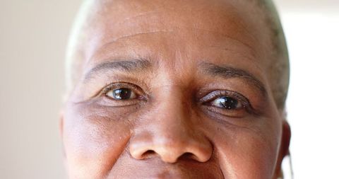 Portrait of Senior African American Woman with Wisdom and Grace